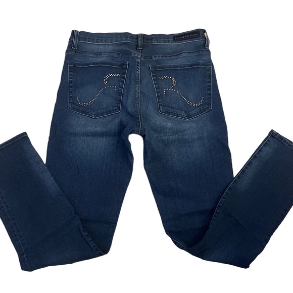 Rock & Republic Sz:12 Berlin Stretch Blue Jeans - Picture 3 of 9